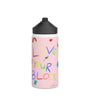 Love your Block - Stainless Steel Water Bottle (Pink)