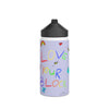 Love your Block - Stainless Steel Water Bottle (Purple)