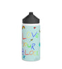 Love your Block - Stainless Steel Water Bottle (Light Blue)