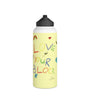 Love your Block - Stainless Steel Water Bottle (Yellow)
